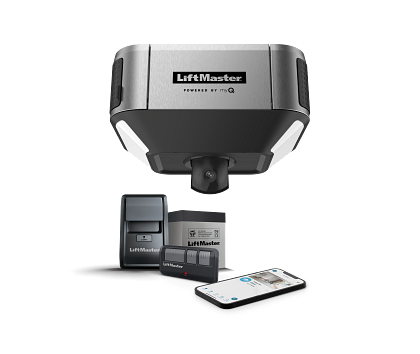 Secure View™ Ultra-Quiet, Belt Drive, Smart Opener with Camera, Dual LED Lighting™ and Battery Backup. Secure View™ Ultra-Quiet, Belt Drive, Smart Opener with Camera, Dual LED Lighting™ and Battery Backup.